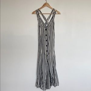 O’Niell Full Button High-Low Dress with Pockets